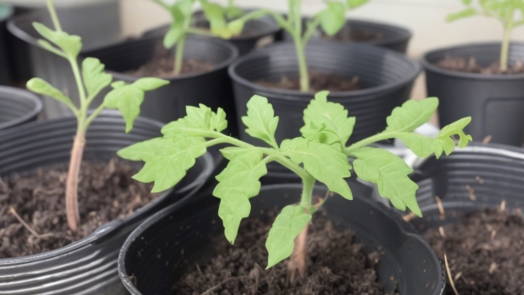 Tomates en godet