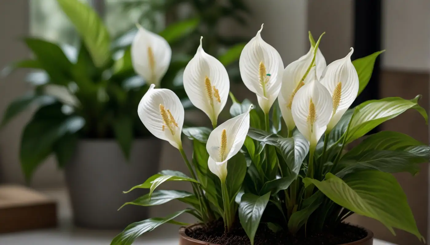 Spathiphyllum en interieur