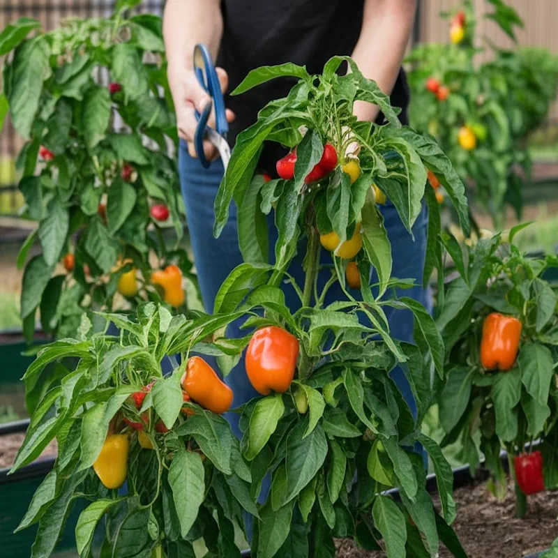 Comment tailler les plants de poivrons ?